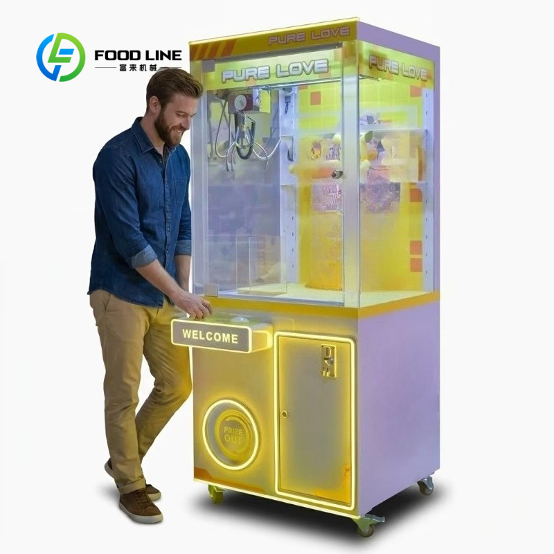 Arcade Vending & Laundry - Maßgefertigter Automatischer Greifautomat Münzbetriebener Plüschtier-Greifer Metall-Arcade-Spiel