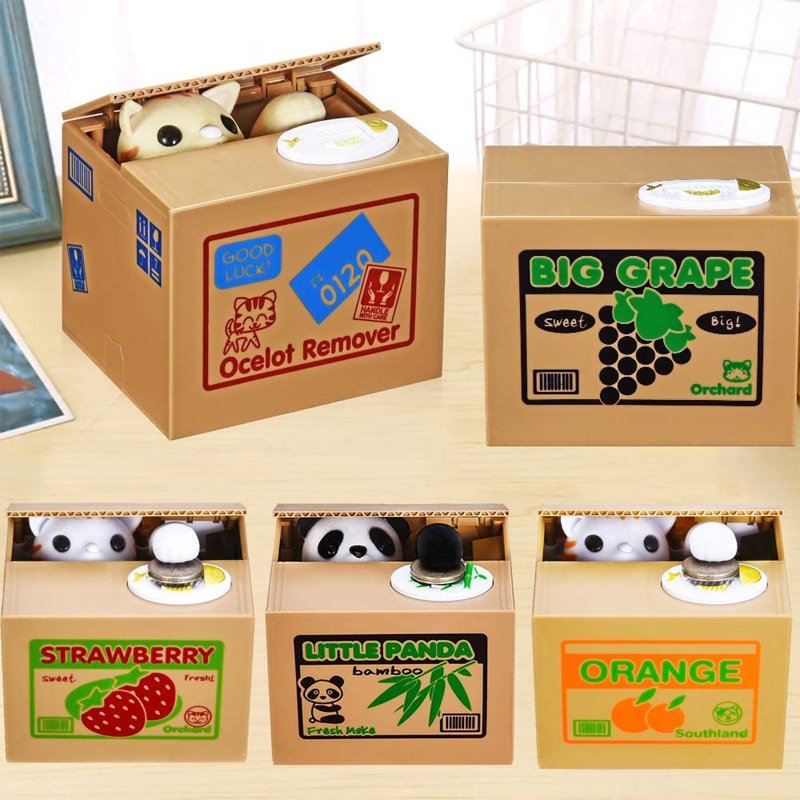 Katze Panda Stehlen Münze Geld – Coin Operated Kiddie Ride Bewertung und Preis